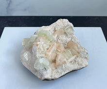 Load image into Gallery viewer, Green Apophyllite with Stilbite & Chalcedony