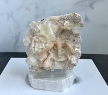 Load image into Gallery viewer, Green Apophyllite with Stilbite & Chalcedony