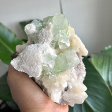 Load image into Gallery viewer, Green Apophyllite with Mordenite and Stilbite