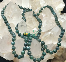 Load image into Gallery viewer, Moss Agate Jap Mala