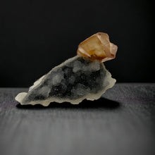 Load image into Gallery viewer, Calcite on Druzy Chalcedony