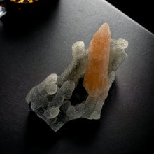 Load image into Gallery viewer, Druzy Chalcedony with Stilbite