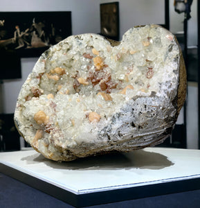 Large Apophyllite Geode with Stilbite and Heulandite