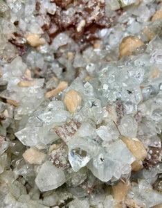 Large Apophyllite Geode with Stilbite and Heulandite