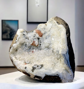 Large Apophyllite Geode with Heulandite
