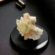 Load image into Gallery viewer, Green Apophyllite with Stilbite and Chalcedony