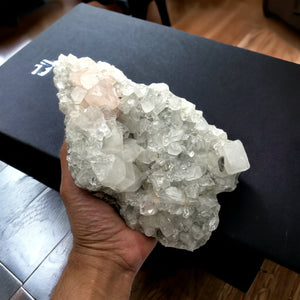 Apophyllite with Rare Pink Apophyllite