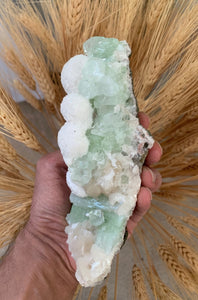 Green Apophyllite and Mordenite