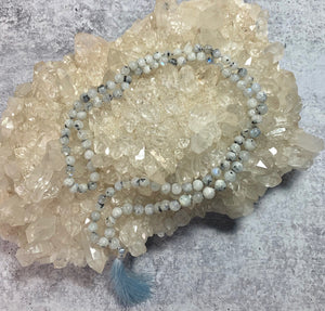 Rainbow Moonstone Jap Mala