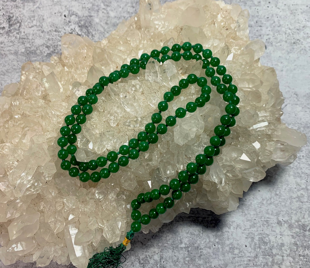 Green Jade Jap mala