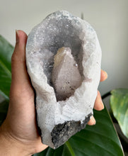 Load image into Gallery viewer, Druzy Calcite inside Chalcedony
