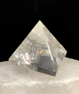 Rainbow Calcite Pyramid
