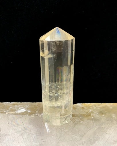 Clear Rainbow Calcite Obelisk