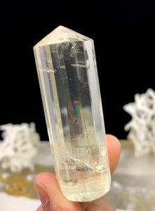 Clear Rainbow Calcite Obelisk