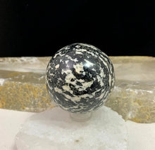 Load image into Gallery viewer, Tourmaline in Quartz Sphere