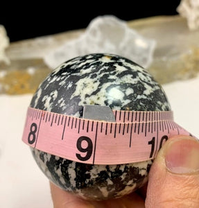 Tourmaline in Quartz Sphere