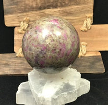 Load image into Gallery viewer, Ruby Feldspar sphere