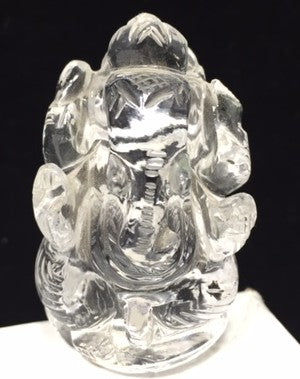 Quartz Ganesh - Lord Ganesh Carving